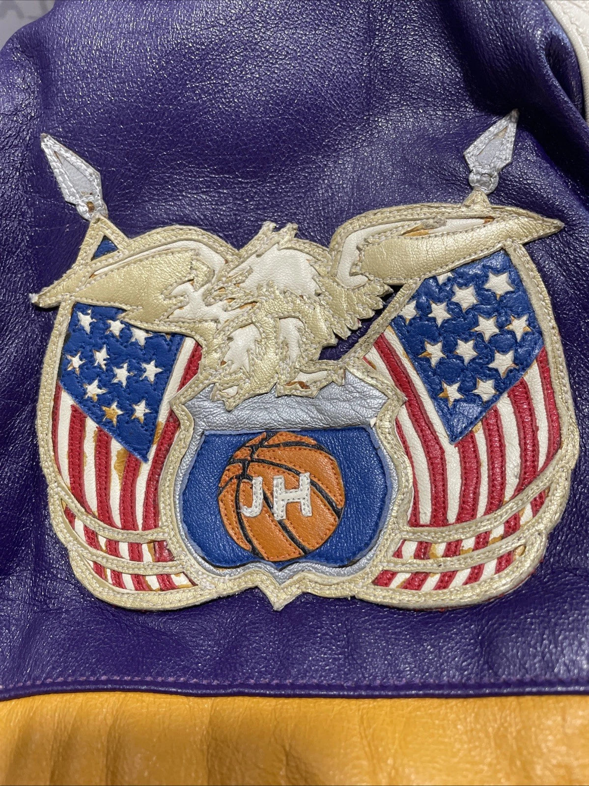 VERY RARE Jeff Hamilton Limited Edition L.A Lakers Leather Jacket