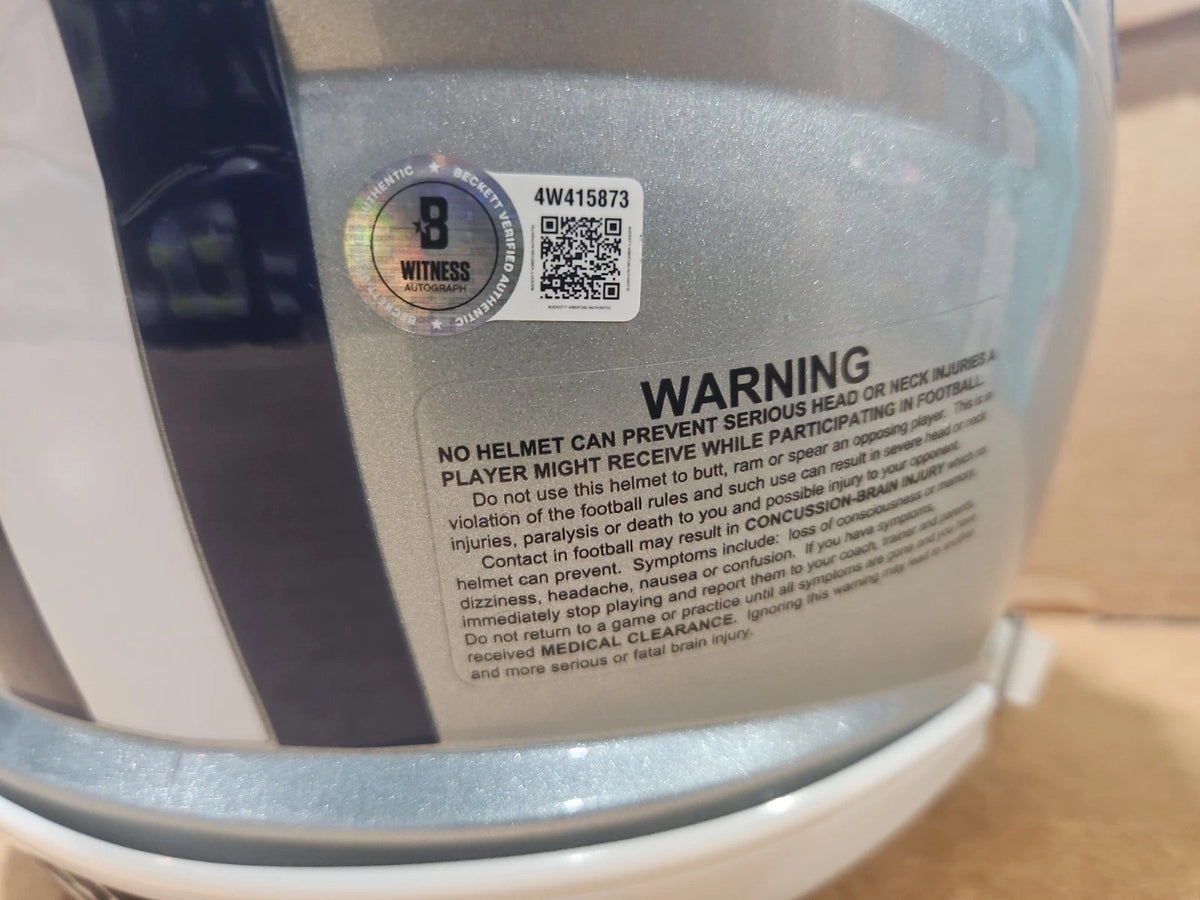 Dez Bryant Beckett Authentication Certification Verification Signed Helmet