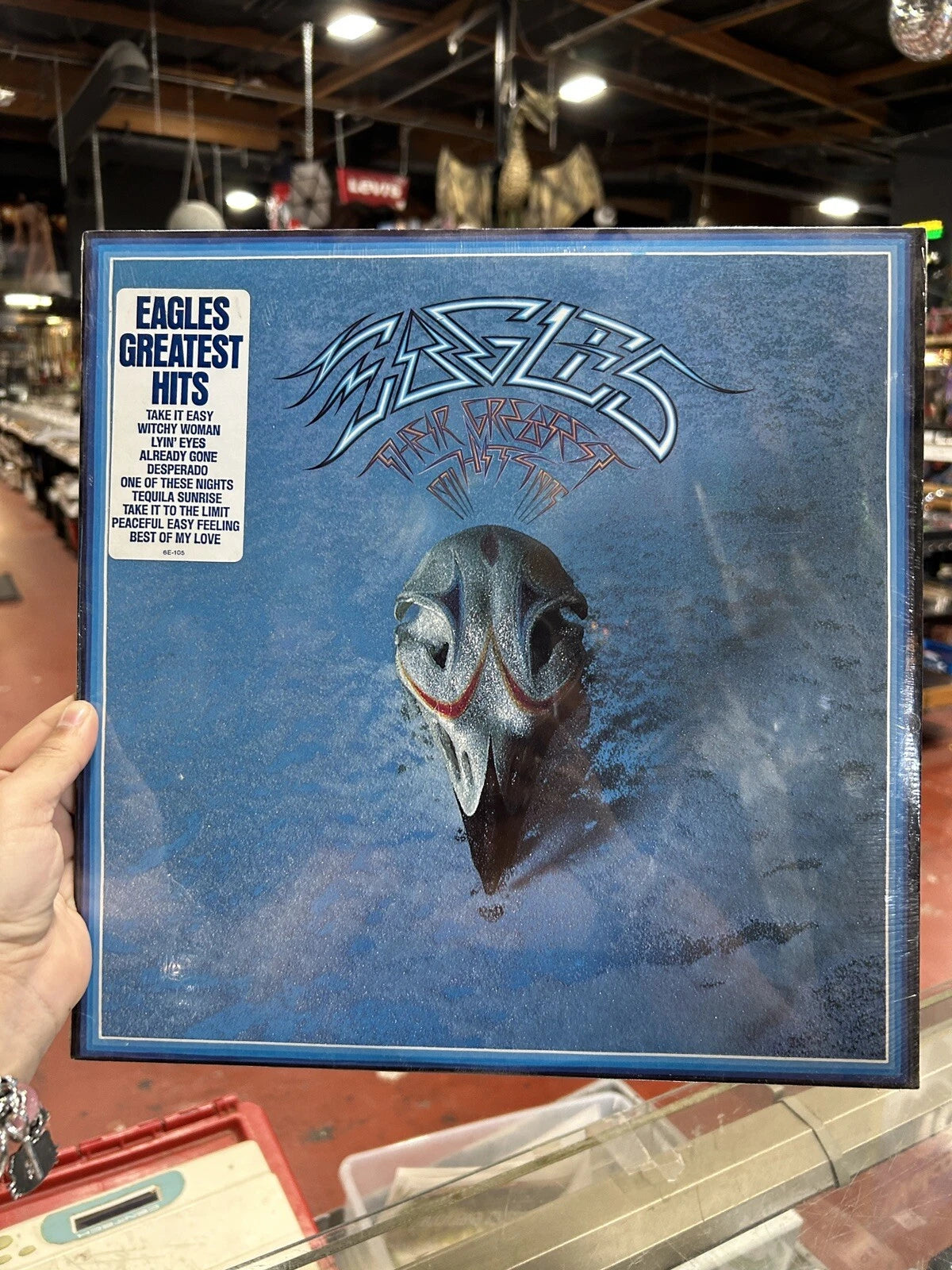 The Eagles Their Greatest Hits 1976 vinyl LP Sealed Glenn Frey 6E-105 sealed new