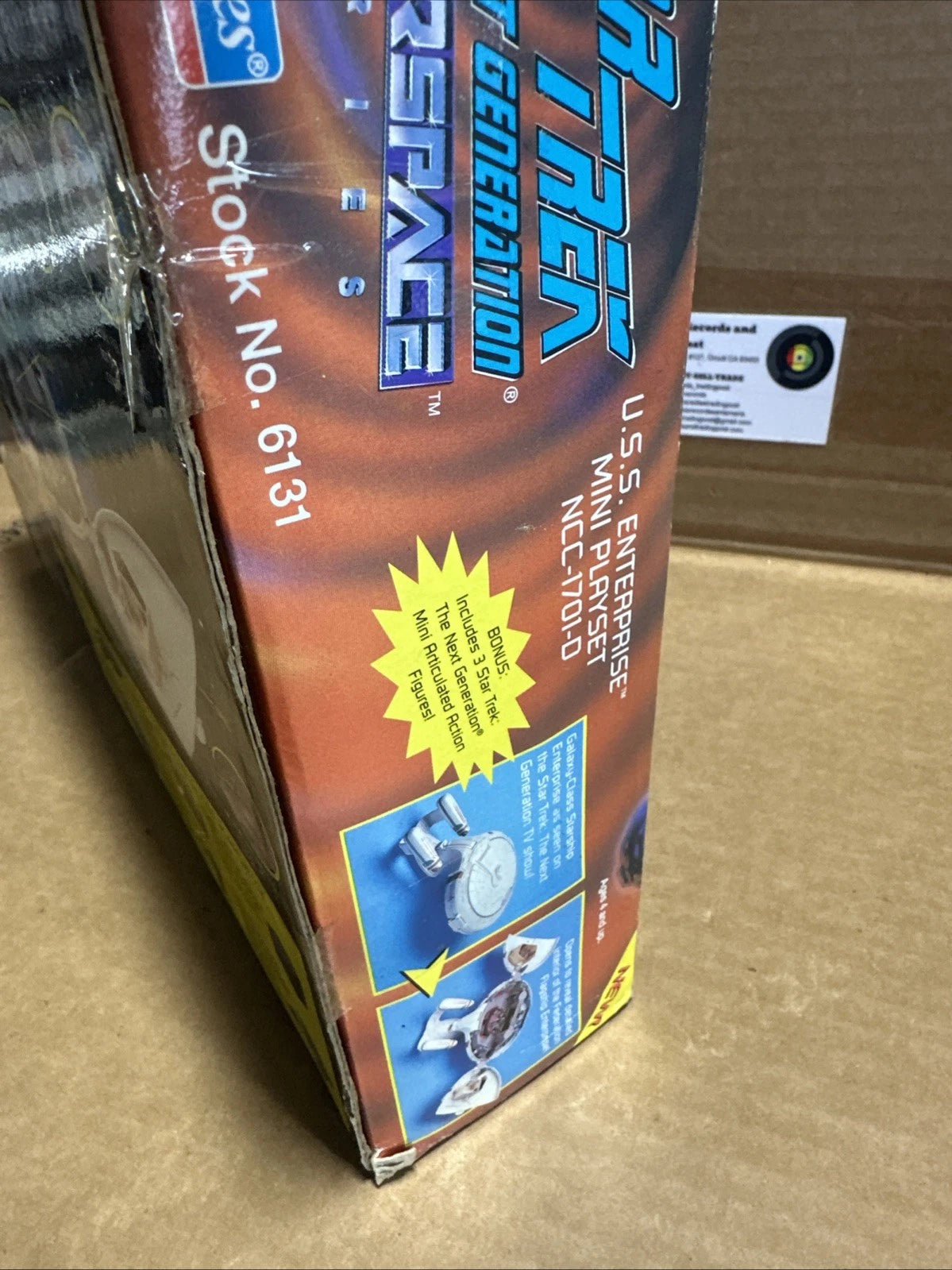Playmates Star Trek Next Generation Innerspace USS Enterprise Mini Playset NIB