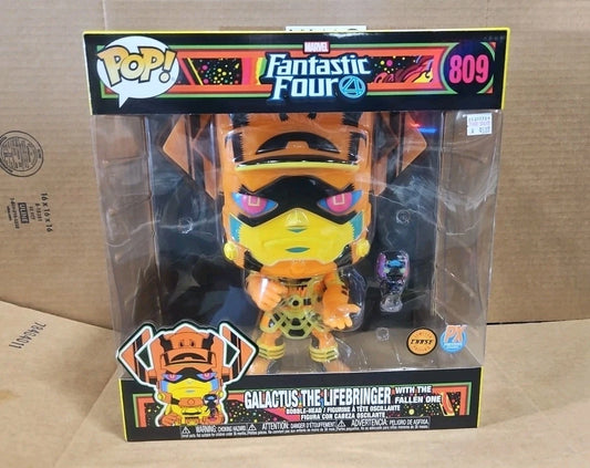 Funko Pop! Jumbo Black Light GALACTUS the Lifebringer with The Fallen One #809