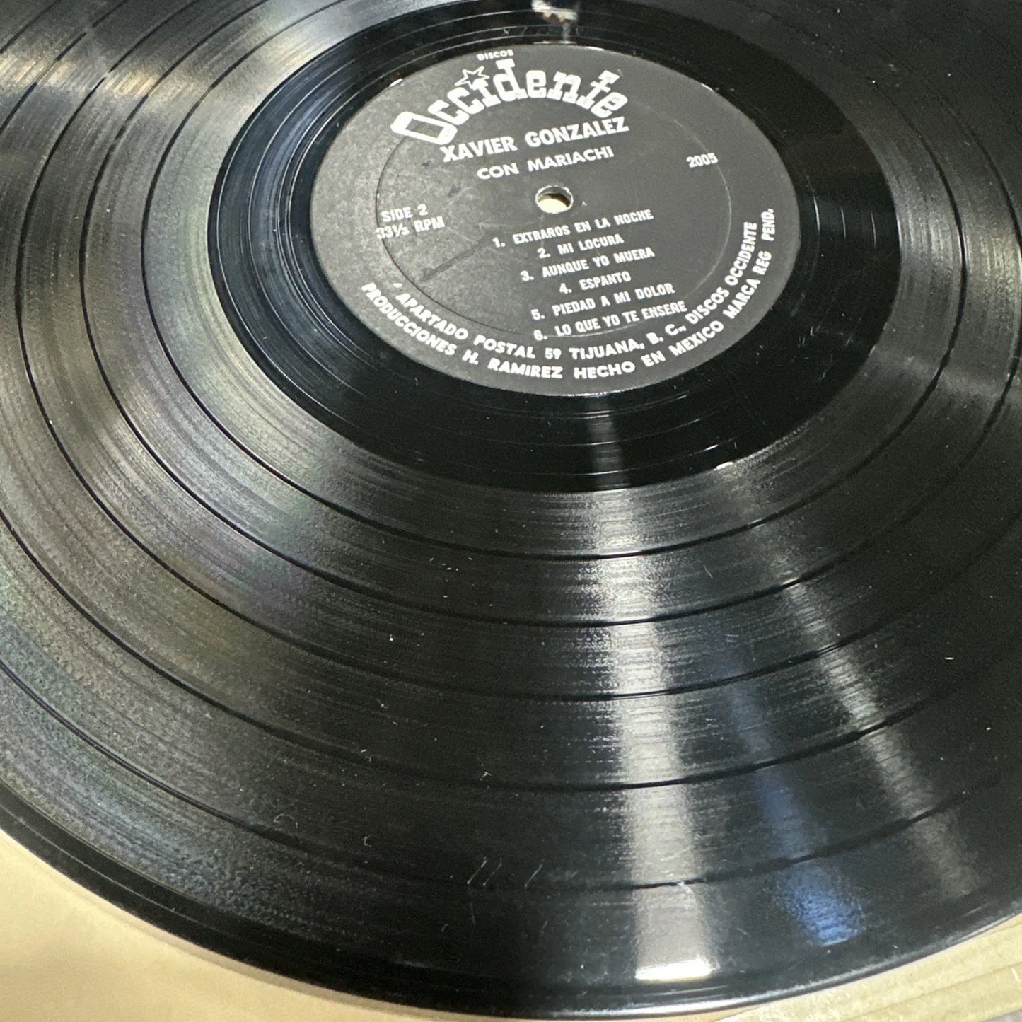Xavier Gonzalez “Mariachi” Lp Original Musica Mexicana Vinyl VG/VG+ RARE