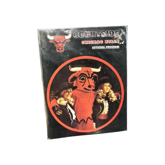 Chicago Bulls Courtside Official Program 1973 Rare Vintage