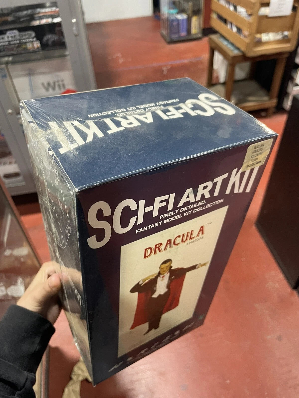dracula sci-fi Art kit unbuilt model, 1958