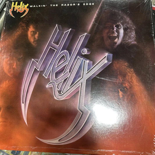 Helix - Walkin' the Razor's Edge LP Vinyl Record EMI Rock 12360 new sealed
