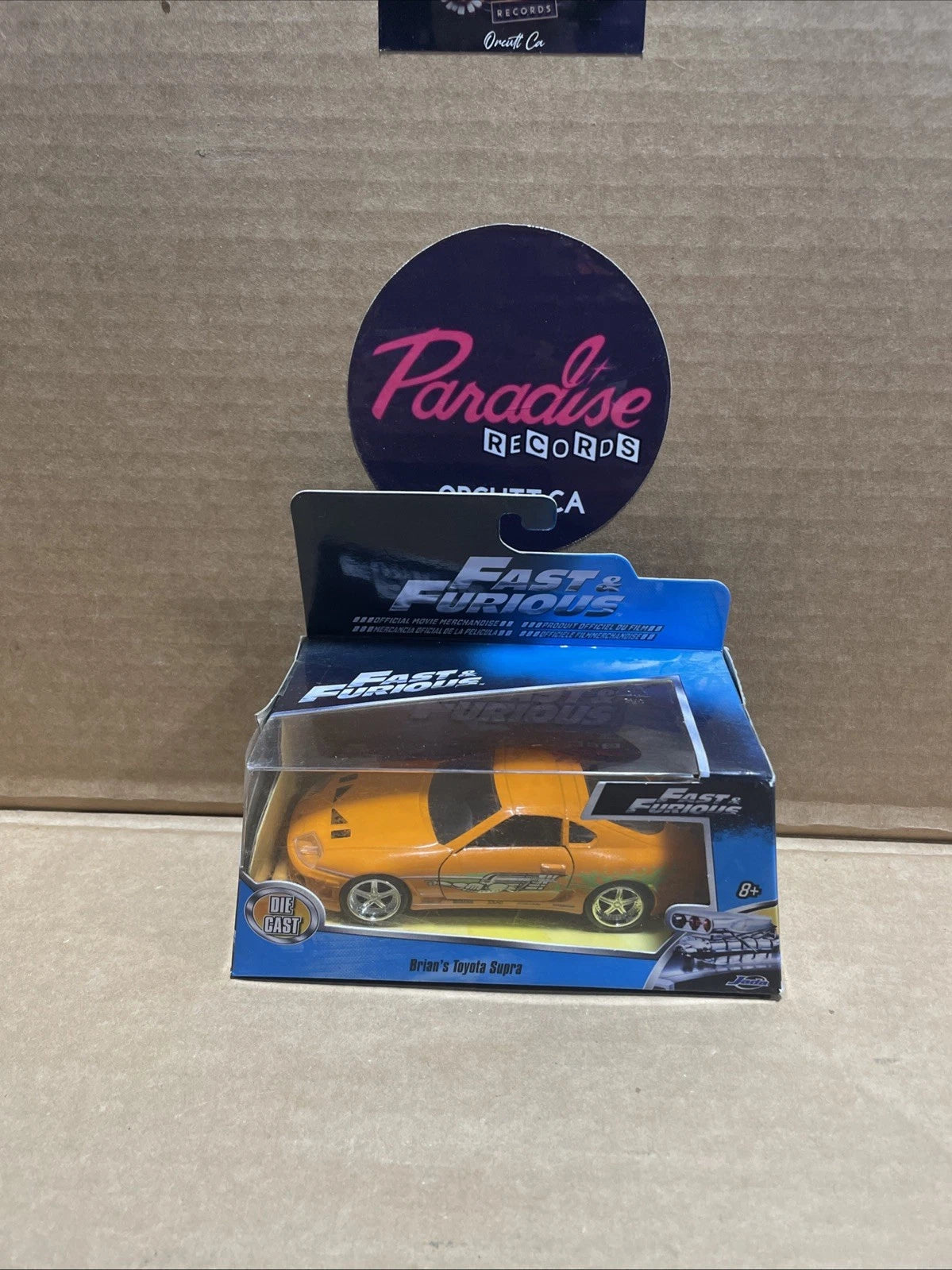 Jada Fast & Furious 1/32 Brians’s Toyota Supra Brand New Rare Die Cast Orange