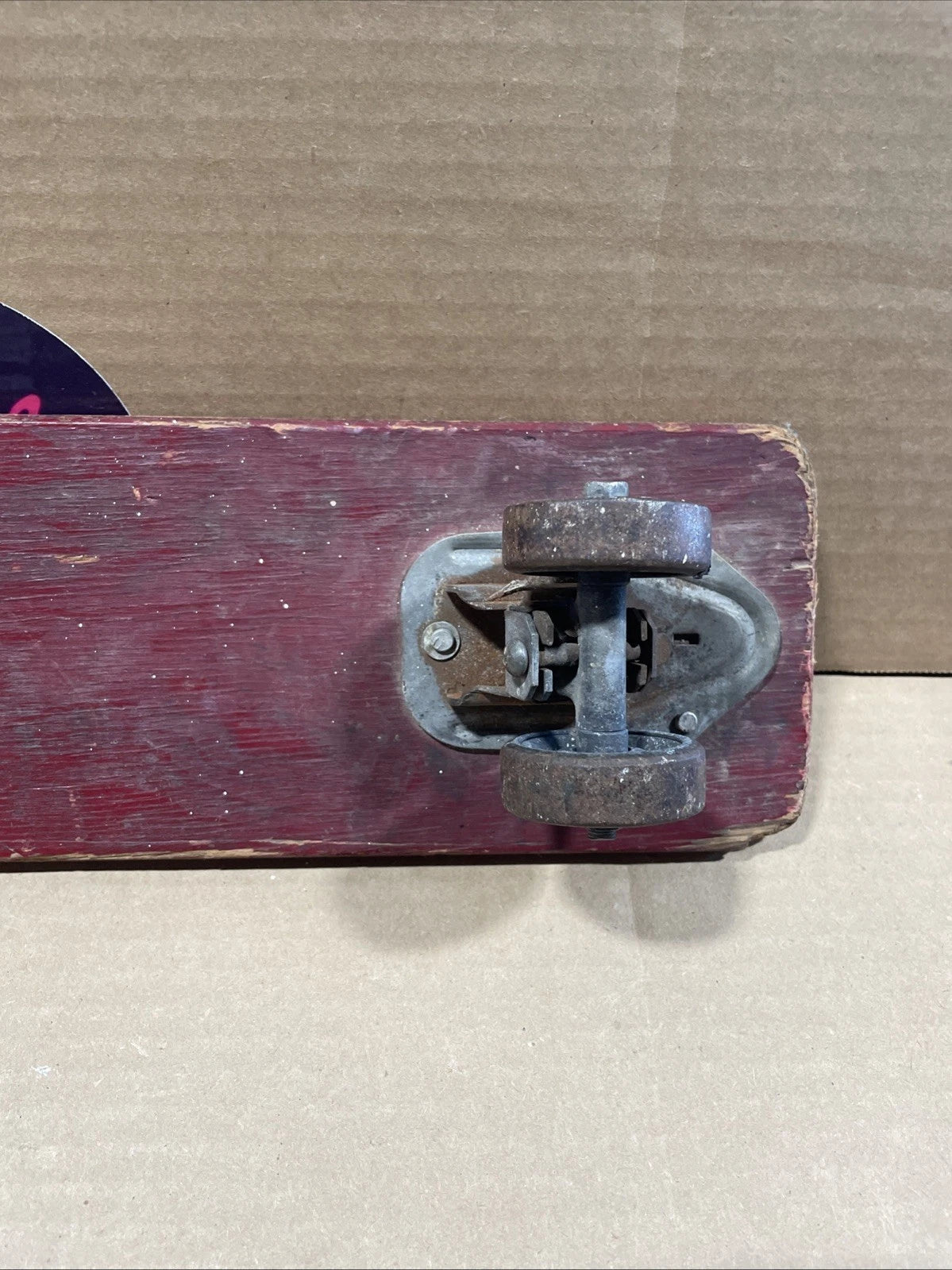Vintage Official Skee-Skate By Tresco Wood Skateboard