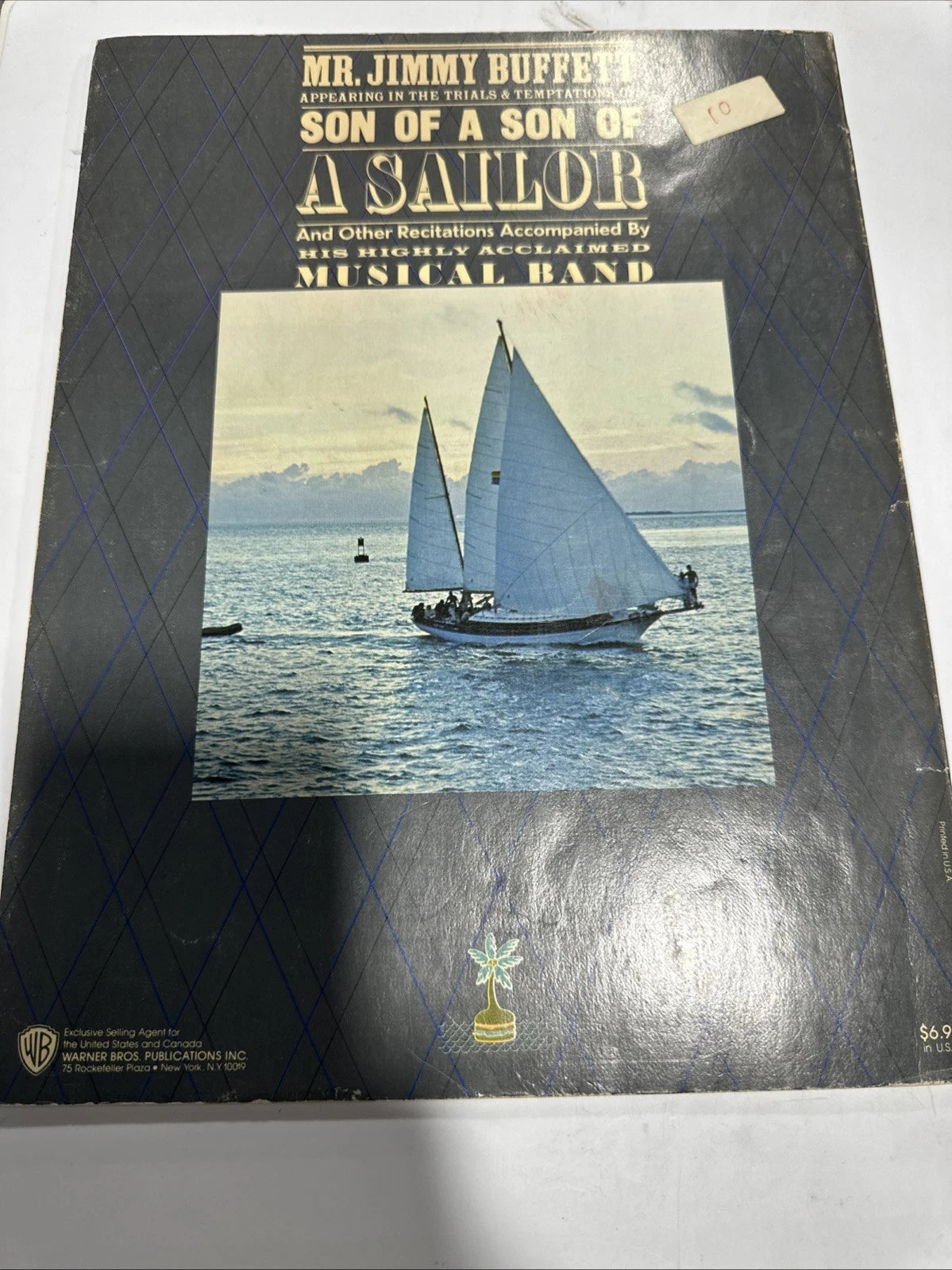 Vintage Rock Sheet Music (6) Jimmy Buffet, Willie Nelson