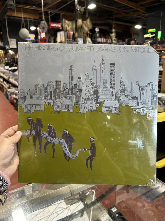 SEALED 1975 JONI MITCHELL THE HISSING OF SUMMER LAWNS no barcode promo cut