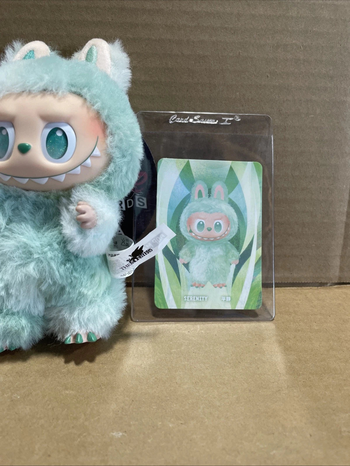 POPMART the Monsters Big Into Energy Series Labubu Serenity Authentic Open Box
