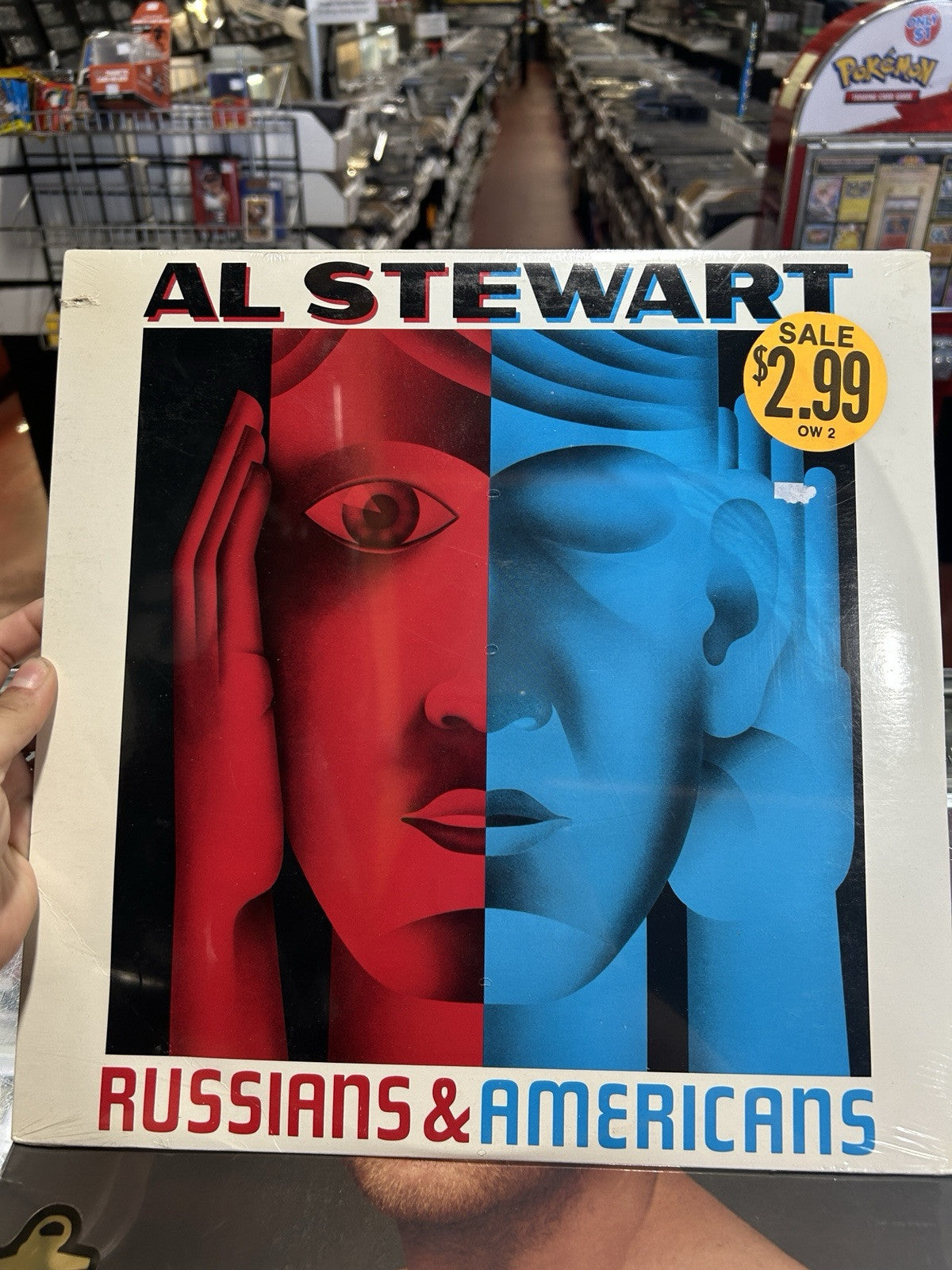 AL STEWART ** Russians & Americans ** ORIGINAL 1984 LP **STILL SEALED** pb6042