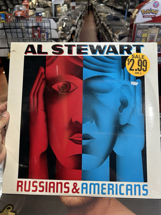 AL STEWART ** Russians & Americans ** ORIGINAL 1984 LP **STILL SEALED** pb6042