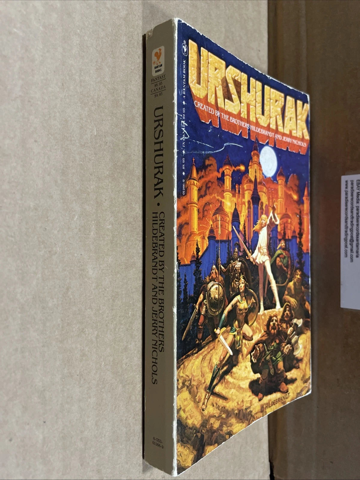 Urshurak 1979 Book Brothers Hildebrandt Jerry Nichols Paperback First Edition