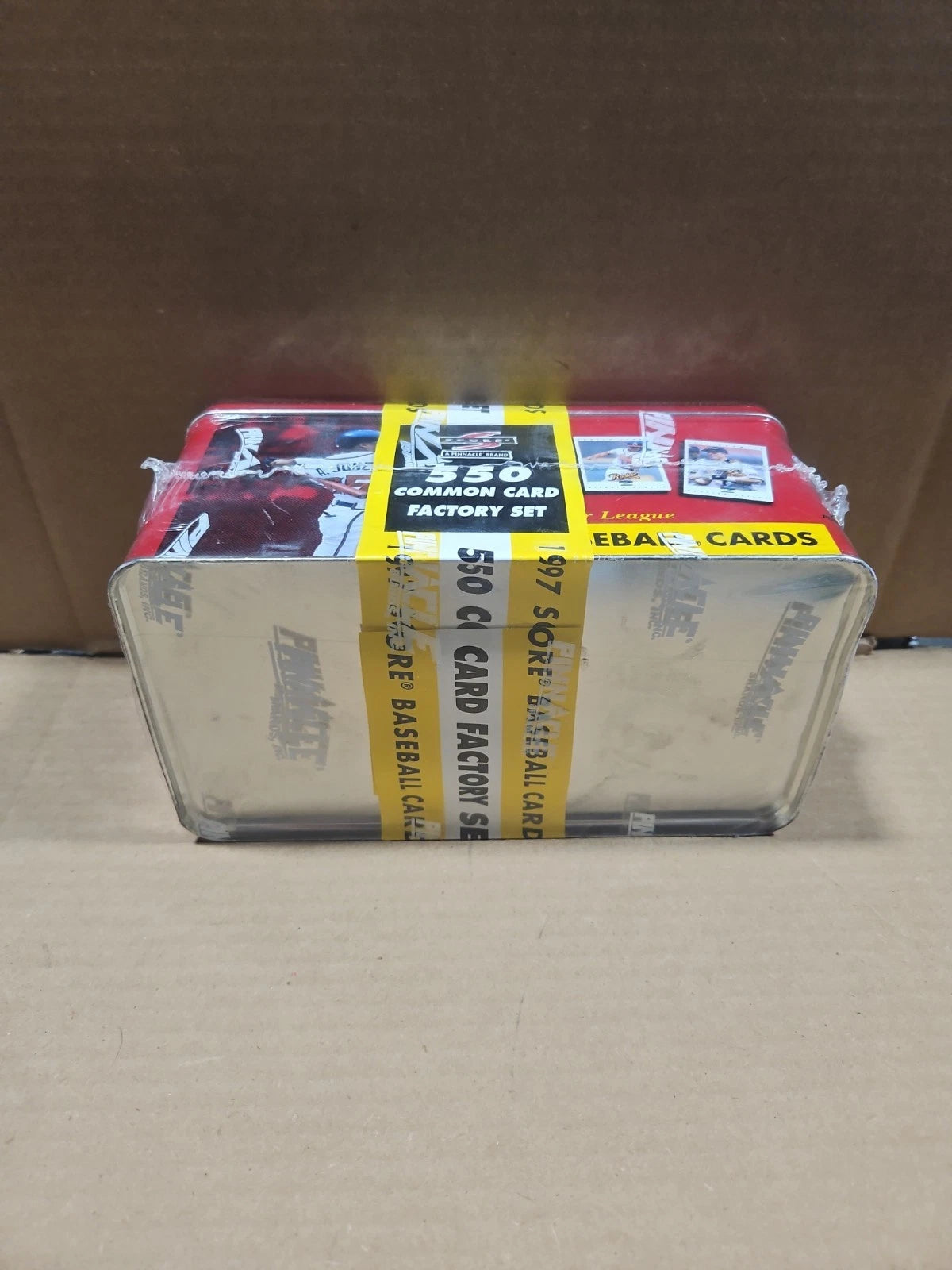 1997 Pinnacle Score 550 Card Factory Sealed Common Collector's Set Tin