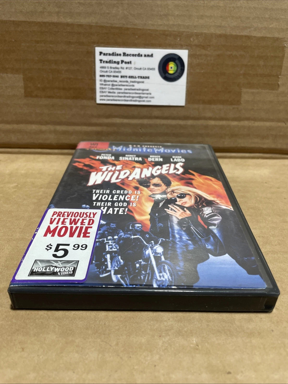 The Wild Angels DVD 1966 Roger Corman Peter Fonda Nancy Sinatra
