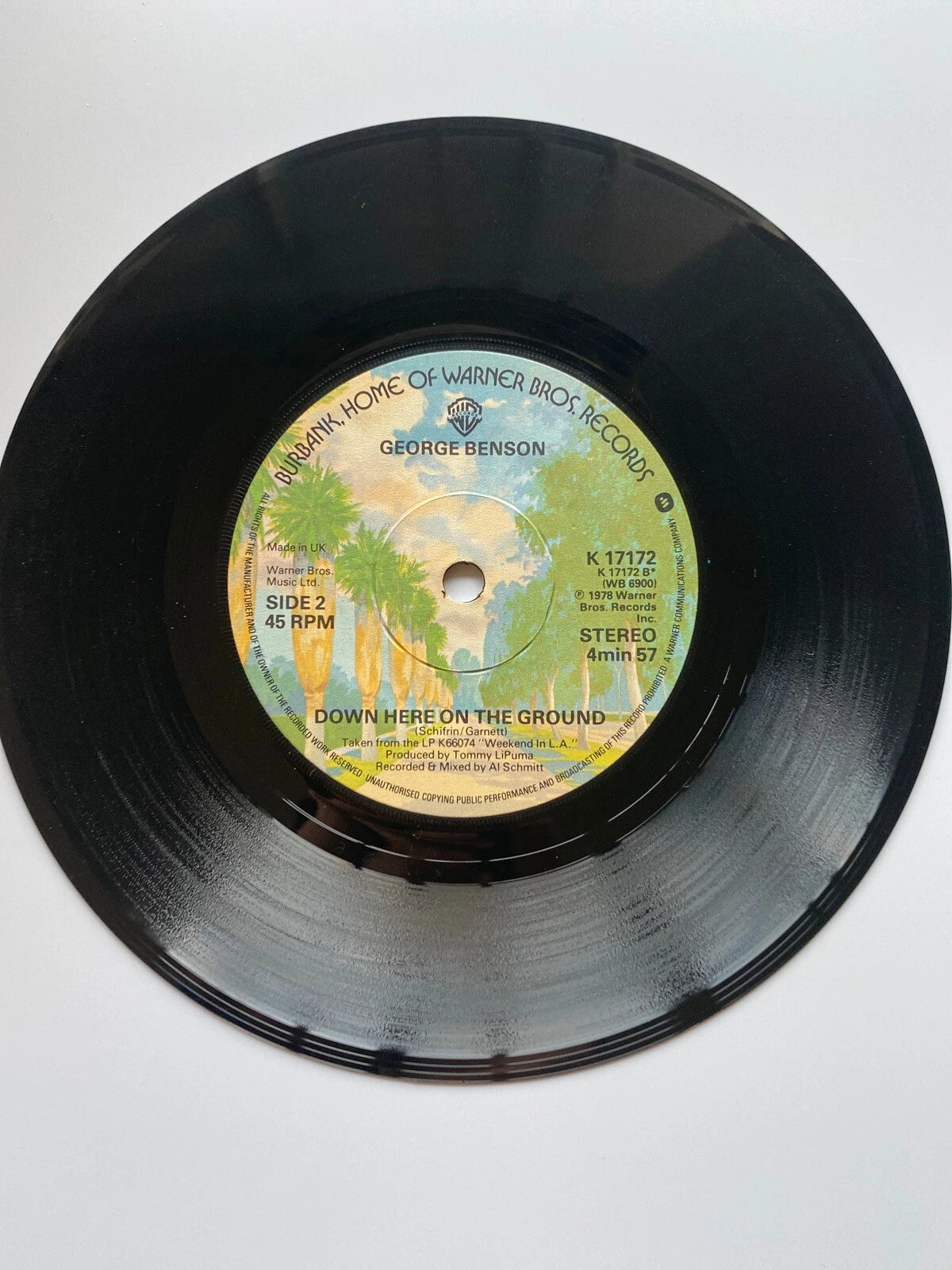 GEORGE BENSON - Lady Blue - EX Con UK 7" Single Warner Brothers K 17172