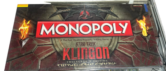 Monopoly Star Trek Klingon Collector’s Edition Board Game - New Sealed