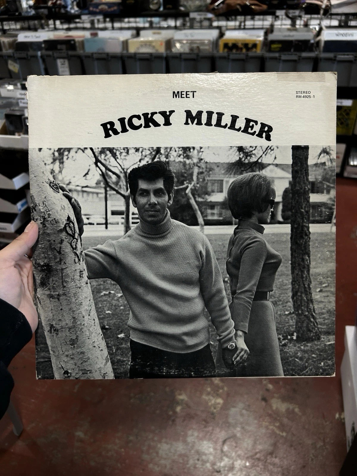 Ricky Miller - Meet Ricky Miller LP [RM-4925-1] Private Lounge (VG+/VG) Signed