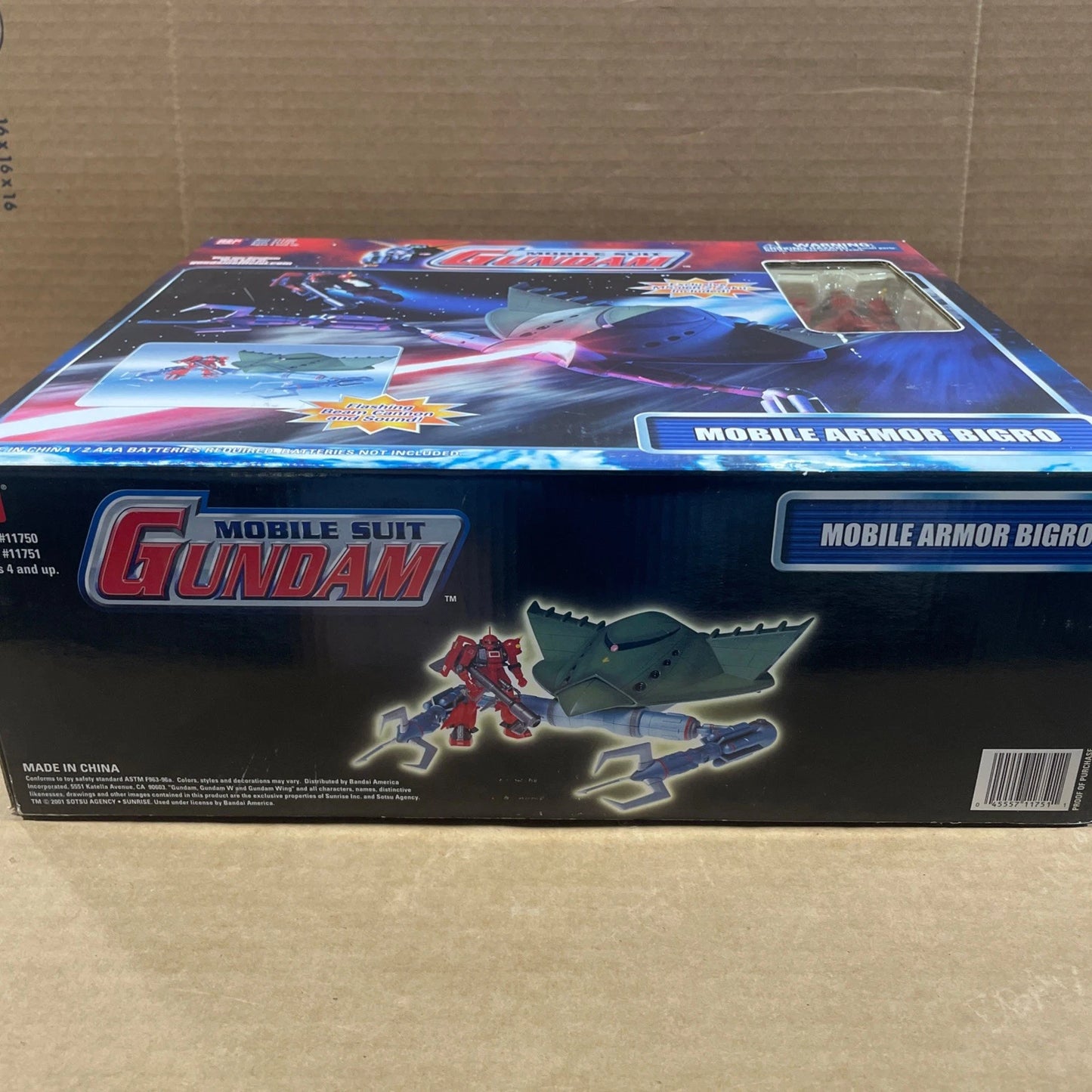 Gundam MOBILE ARMOR BIGRO + Ridden's Zaku Ⅱ U.S. ver. Action Figure Bandai MSIA