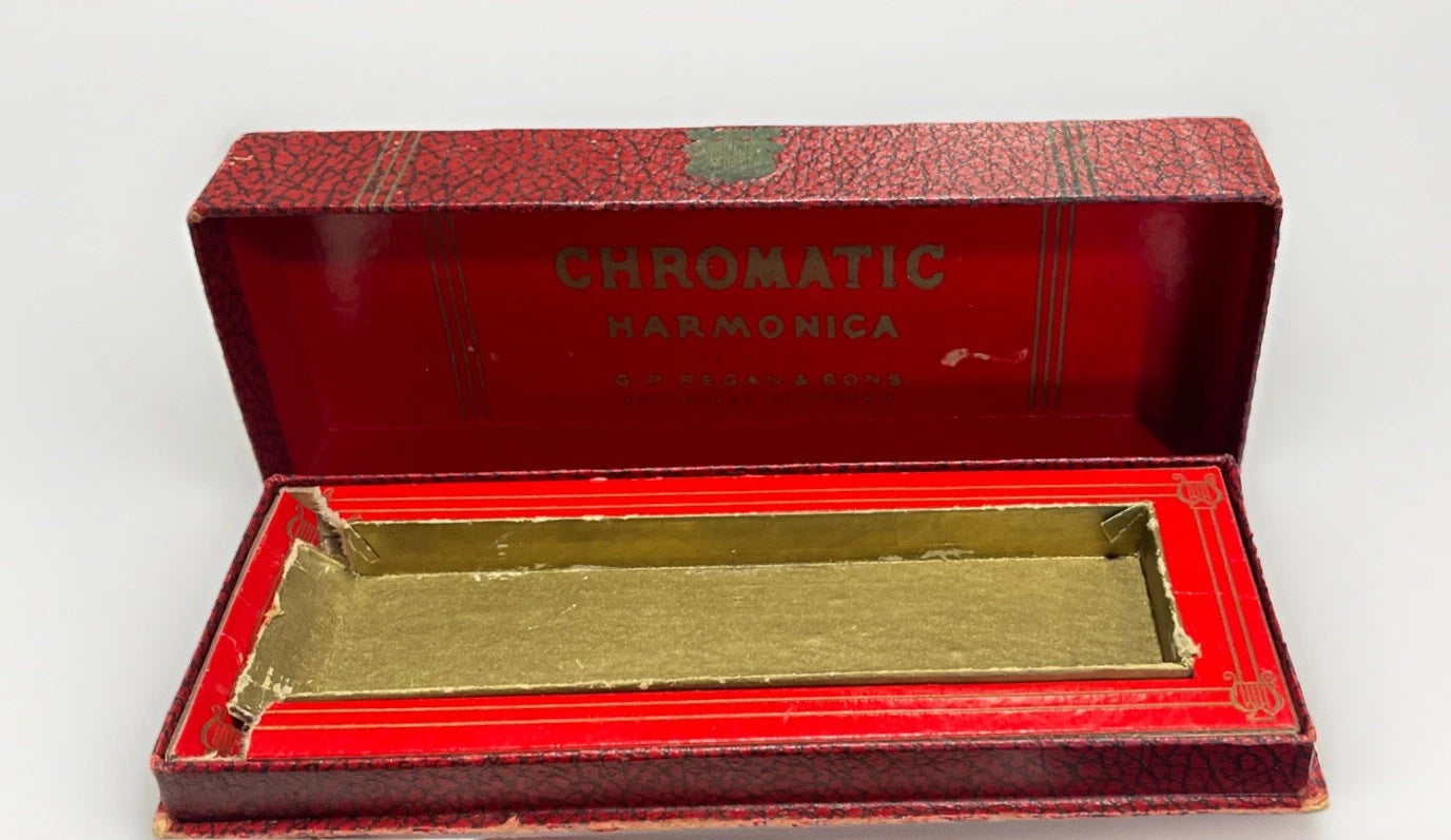 Vintage The ”Chromonica” M. Hohner Made In Germany Key Of D Chromatic Harmonica