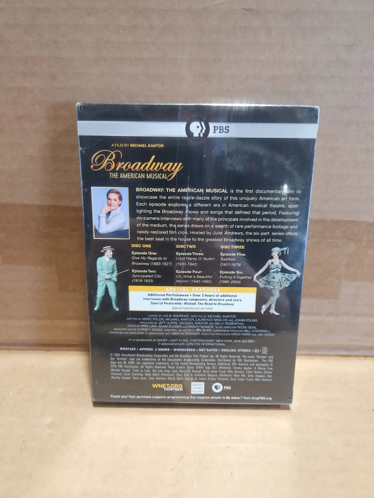 Broadway: The American Musical (DVD, 2004, 3-Disc Set) Brand New And Sealed