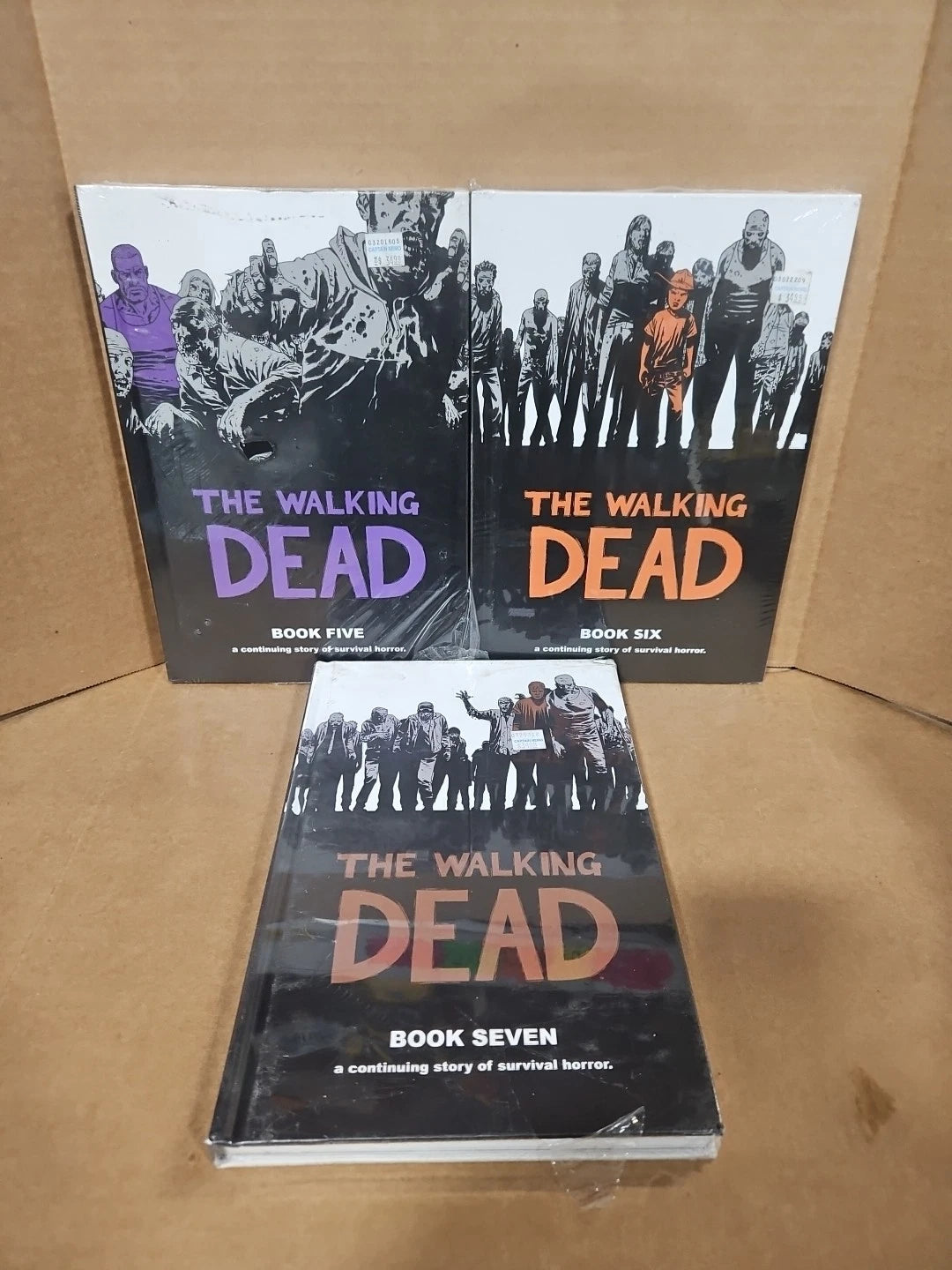The Walking Dead Book 1 -7 by Robert Kirkman (Hardcover, 2013)