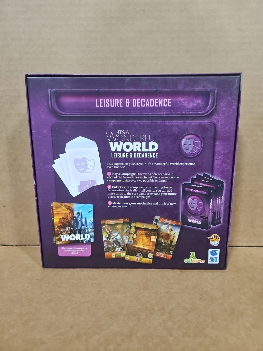 It's a Wonderful World Leisure & Decadence Game Expansion