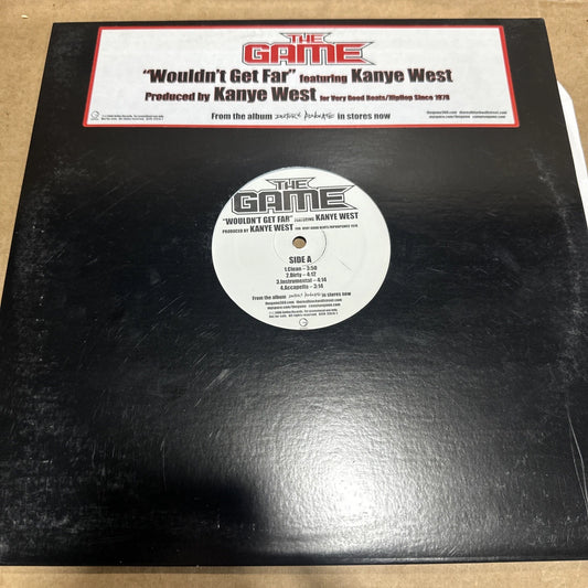 The Game Ft Kanye West- Wouldn't Get Far 12'' vg++