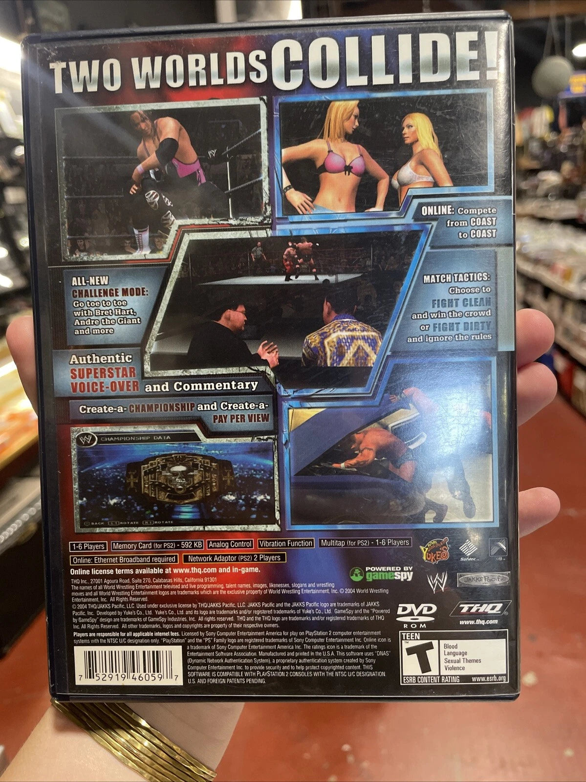 PlayStation 2 WWE 6 Game Bundle