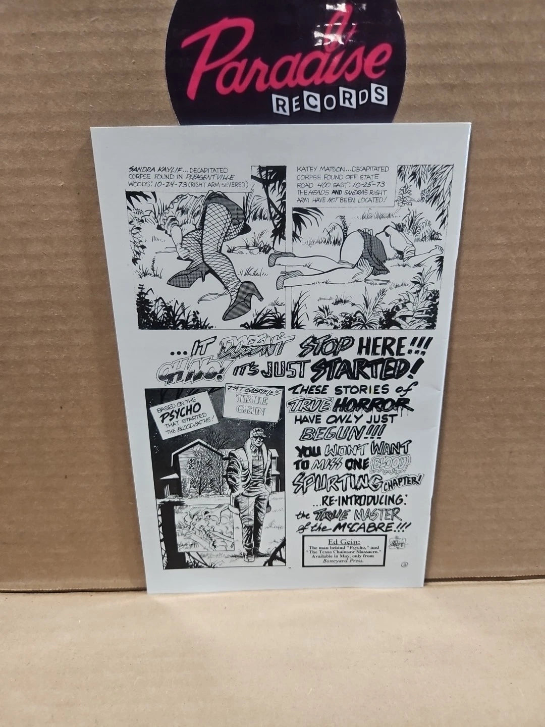 Dahmer's Zombie Squad #1 (1993) Boneyard Press Signed EDITION Comic No COA