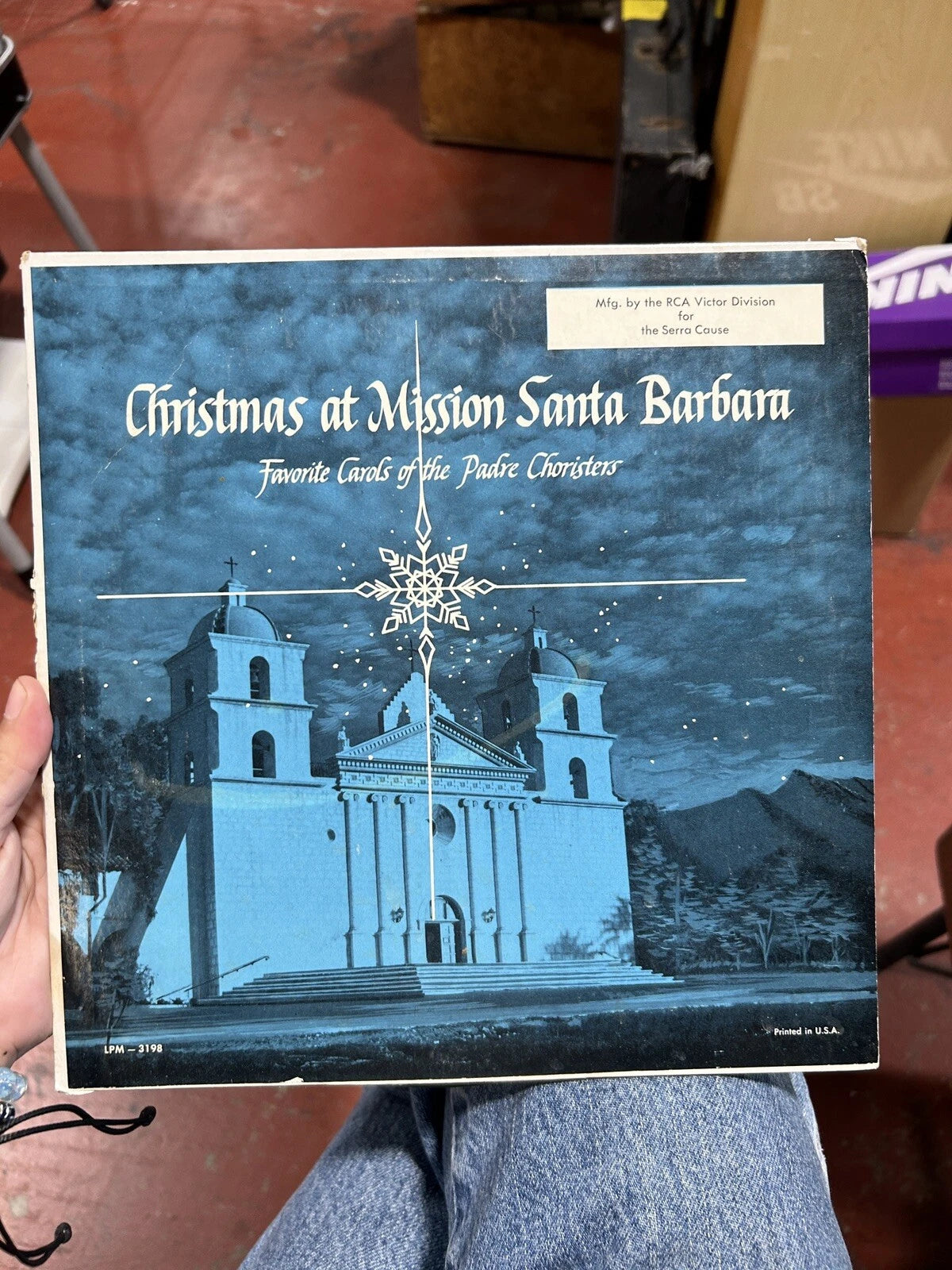 Christmas At Mission Santa Barbara - 10" Record - RCA Victor LPM-3198 vg++
