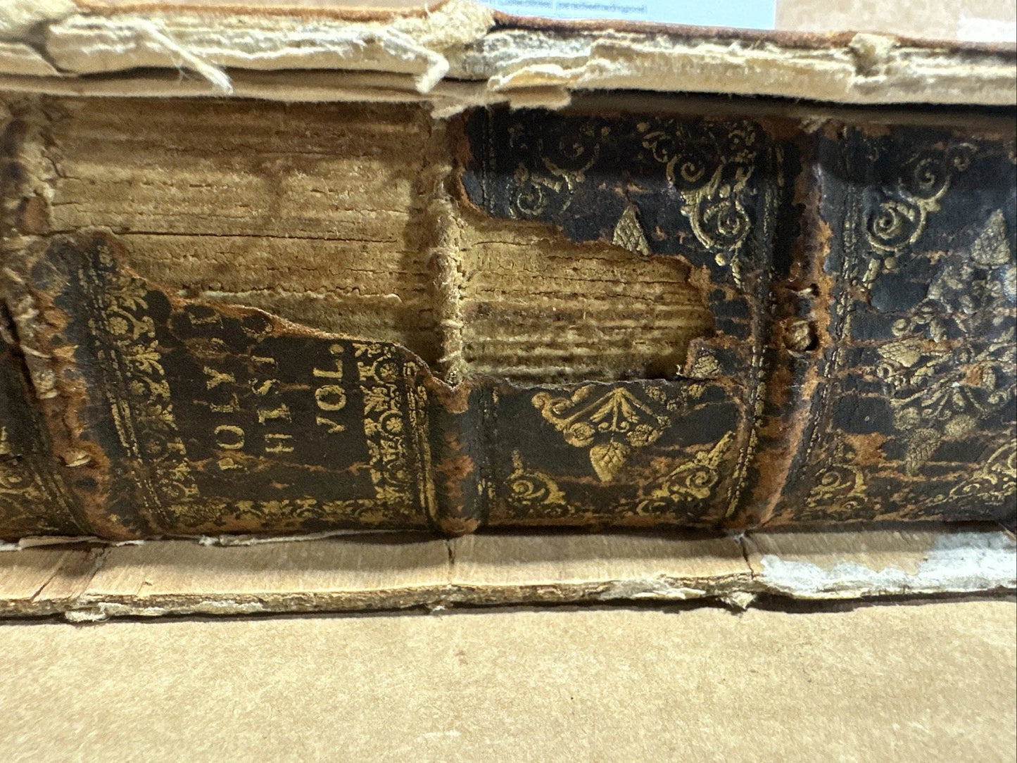 HISTORY OF POLYBIUS, Vol I - original 1693 printing of the English translation