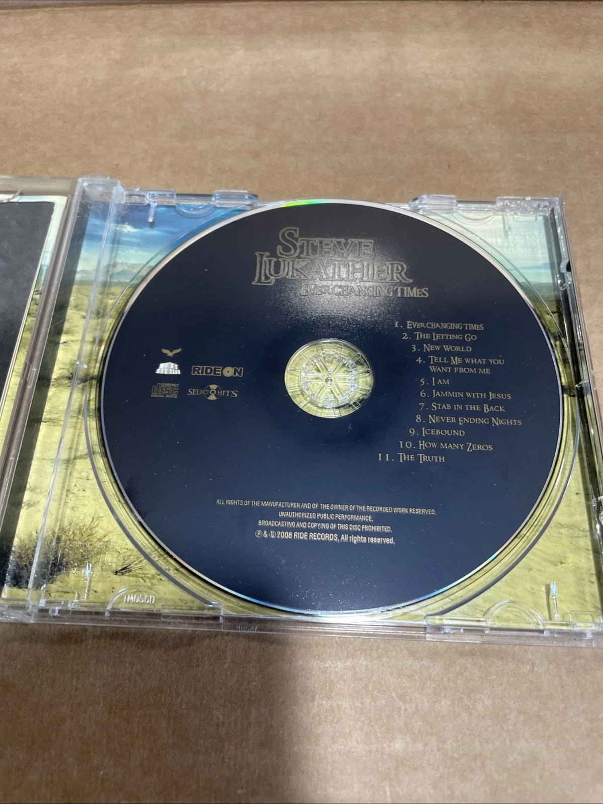 Steve Lukather ‎– Ever Changing Times 2008 CD