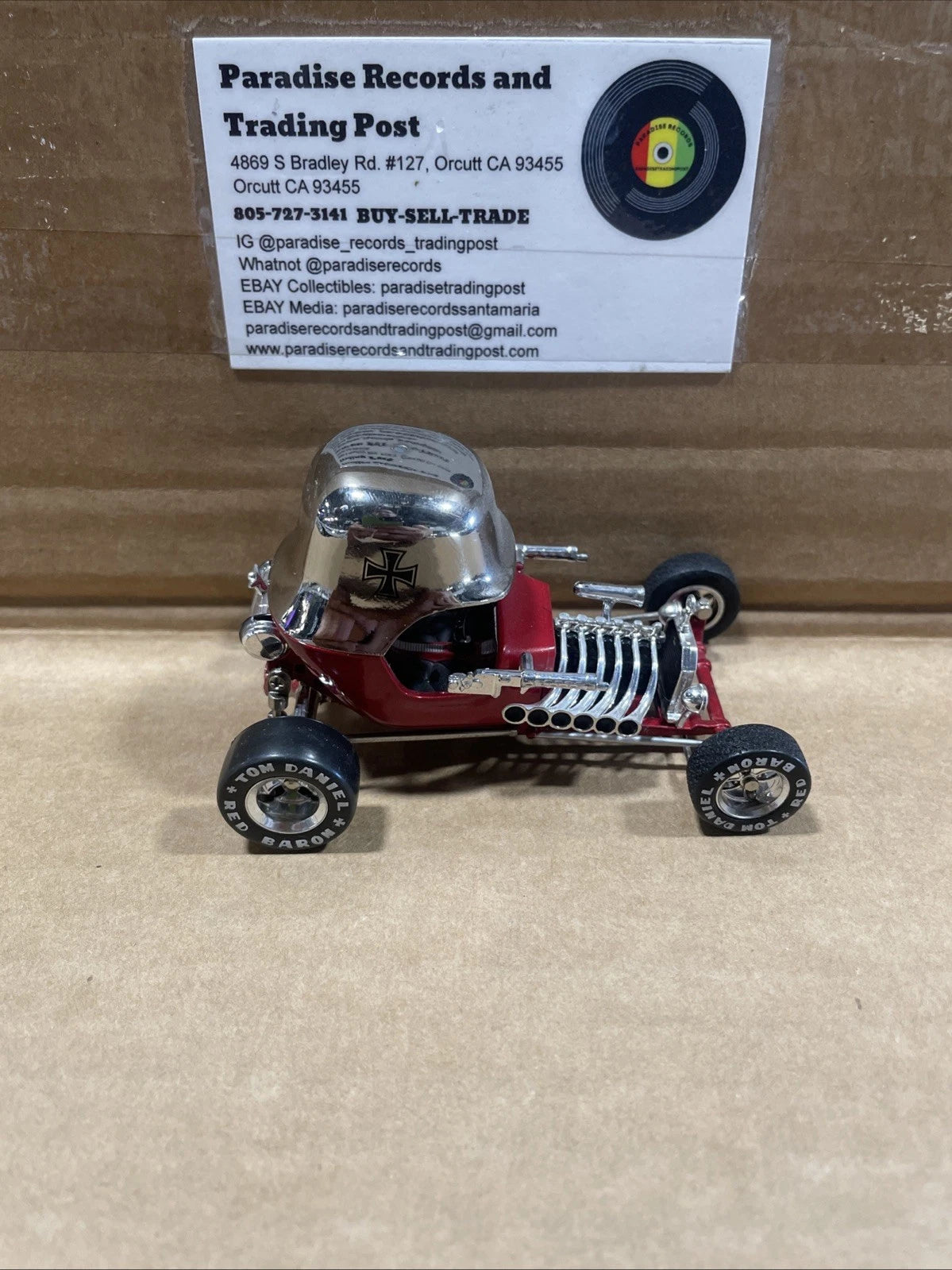 TOM DANIEL "RED BARON" By TOY ZONE 1:18 Scale Loose Car