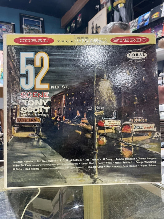 Tony Scott & The All Stars - 52nd St. Scene LP vg+ CRL 757239 1st Vinyl Record
