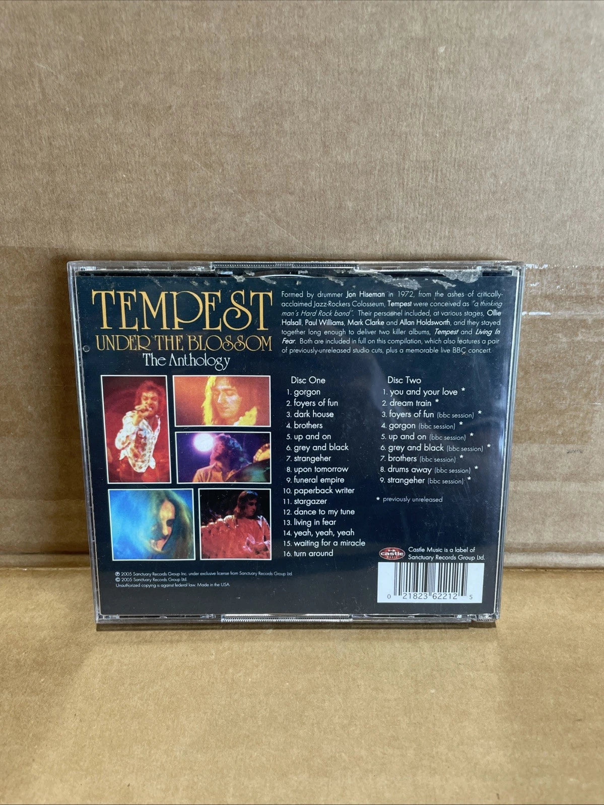 Under the Blossom: The Anthology by Tempest (CD, Sep-2005, 2 Discs, Castle Music