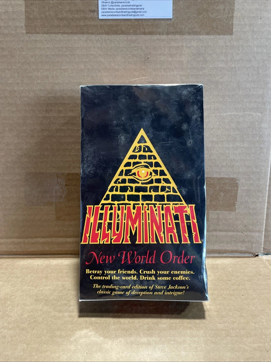 ILLUMINATI NEW WORLD ORDER STEVE JACKSON LIMITED EDITION BOOSTER BOX SEALED
