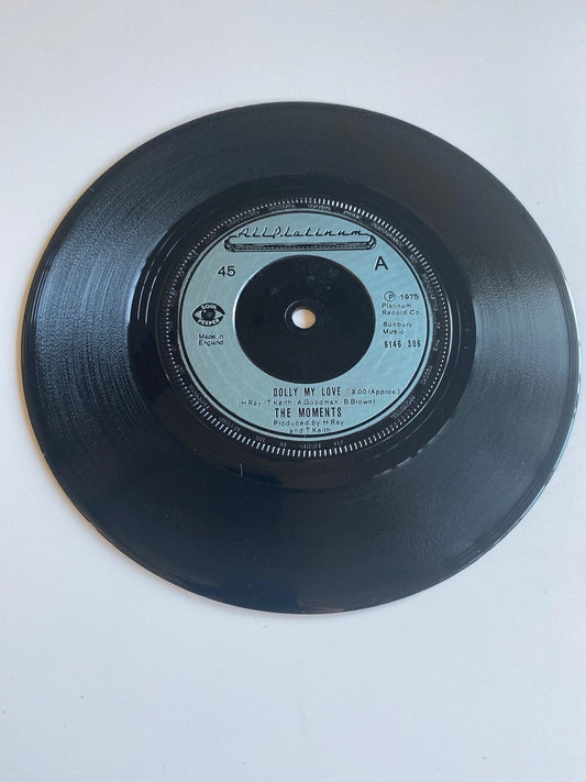 THE MOMENTS dolly my love/more dolly 6146 306 uk all platinum 1975 7"