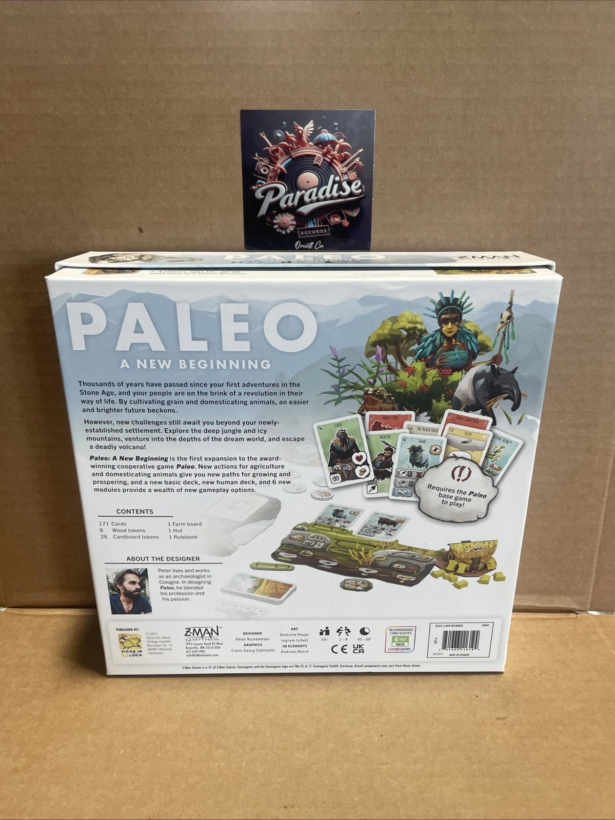 Z-Man Boardgame Paleo A New Beginning Box Expansion Complete