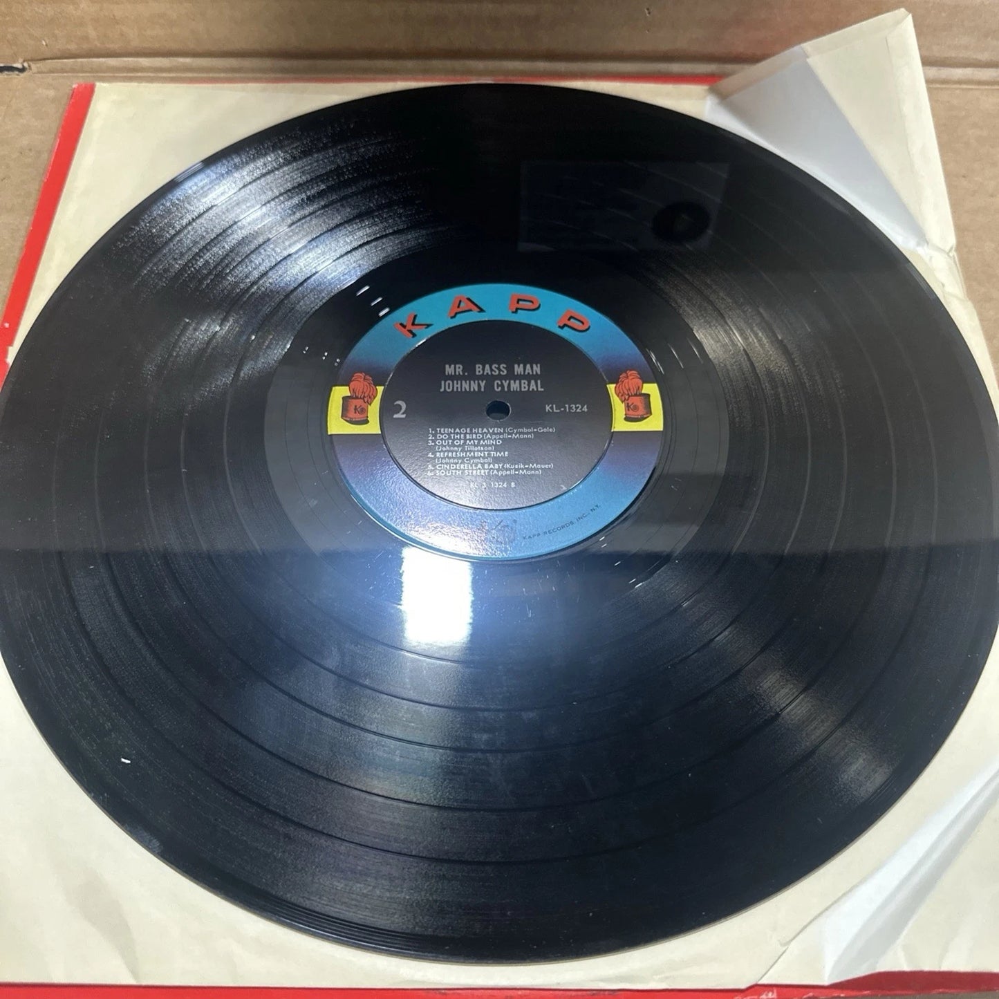 Johnny Cymbal Mr. Bass Man All The Hits LP Kapp KL 1324 Canada Doo Wop vg+