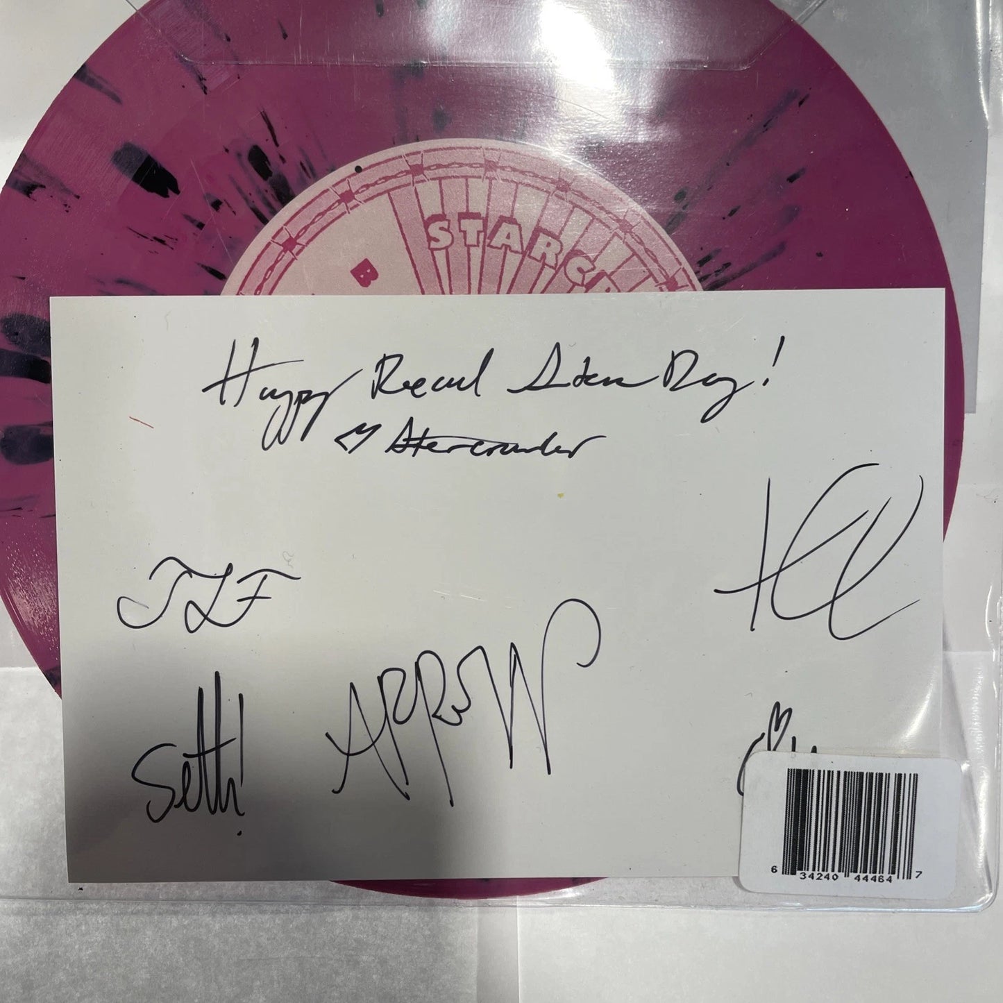 Starcrawler RSD 2026 7" Pink Splatter Vinyl LE 500 With Signed Insert