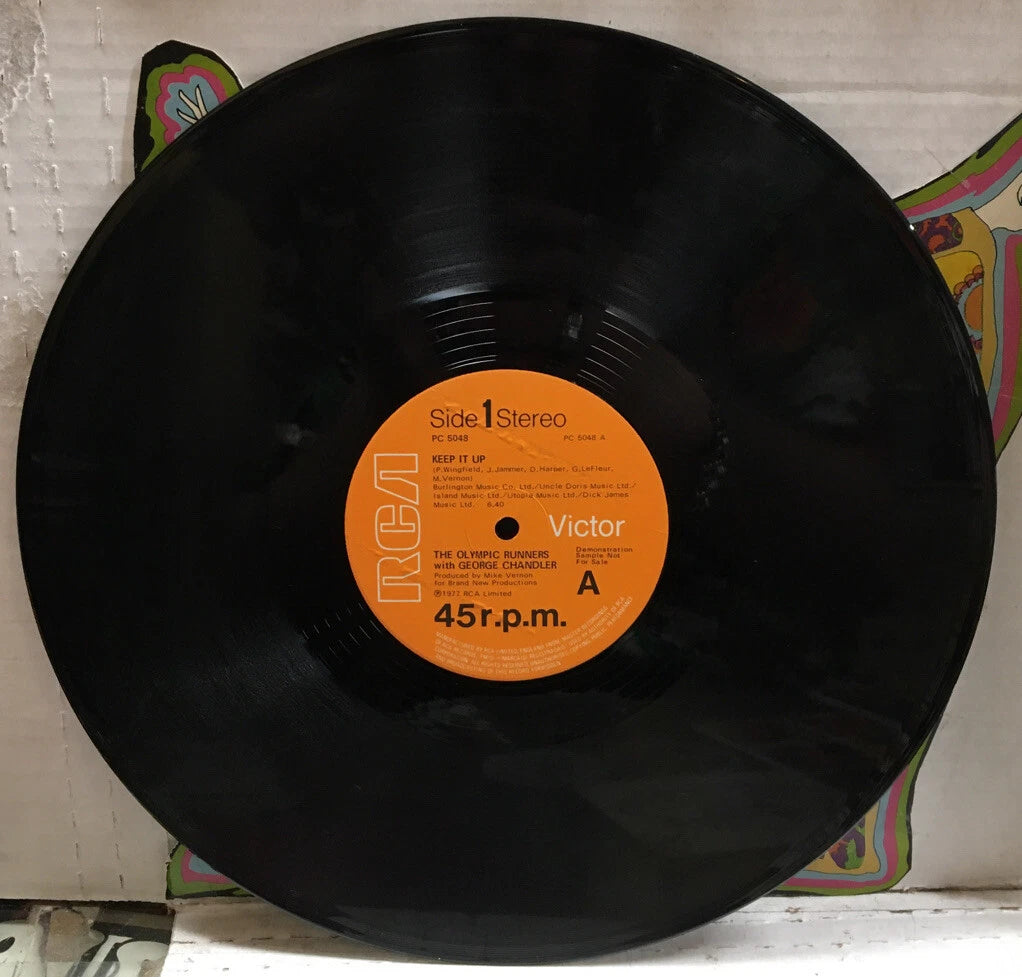 The Olympic Runners Keep It Up 12” UK Import Record PC5048