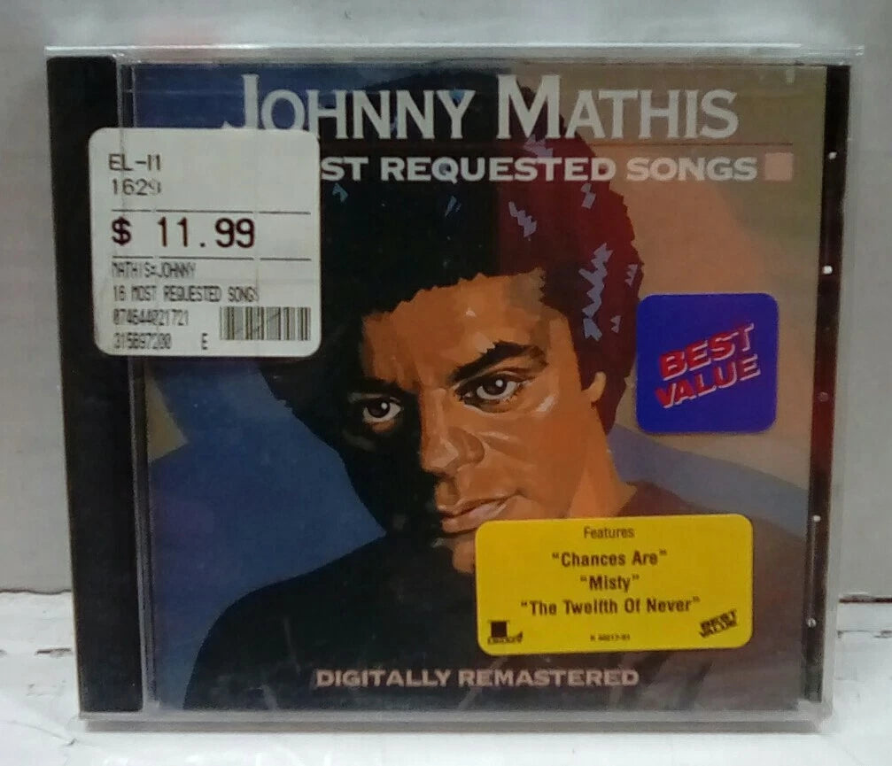 Johnny Mathis Most Requested Songs Sealed CD