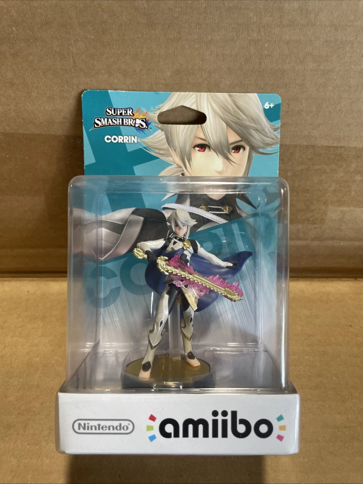 Amiibo - SEALED Corrin Player 1 Figure (Super Smash Bros) New in Box