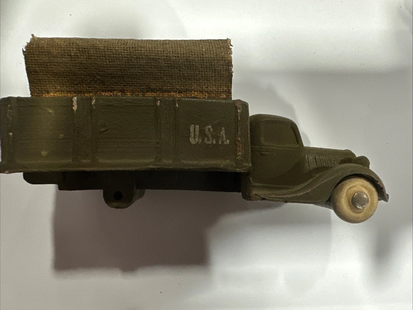 Rubber 1930 USA Army Cargo Truck w/ Burlap Canopy