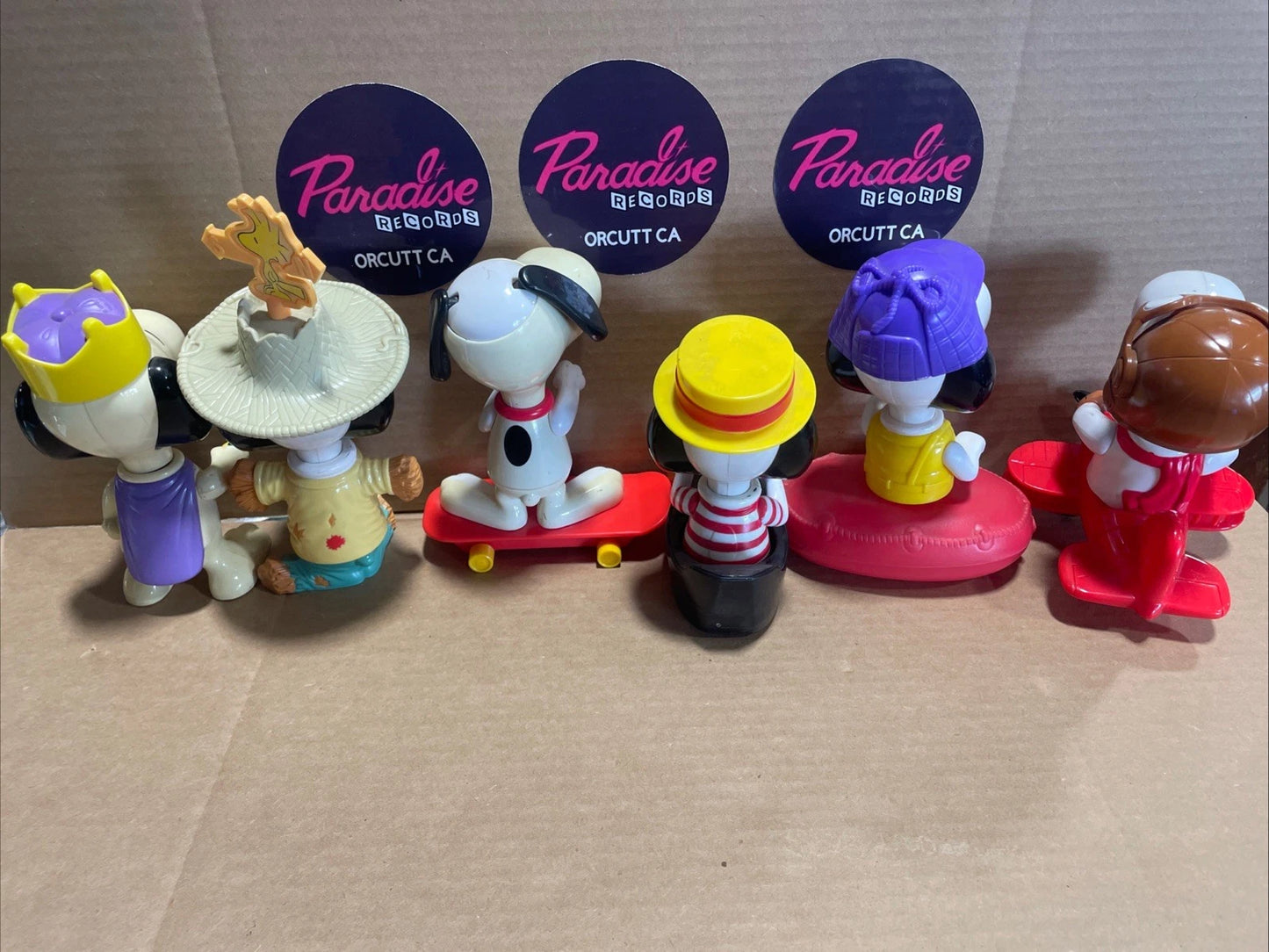 Vintage Snoopy Figures Lot Of 6 McDonald’s Great Condition