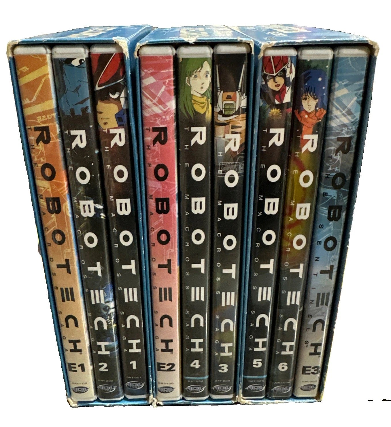 ROBOTECH COLLECTION 1-3 (2001, Three 3 DVD Box Sets) Macross Saga