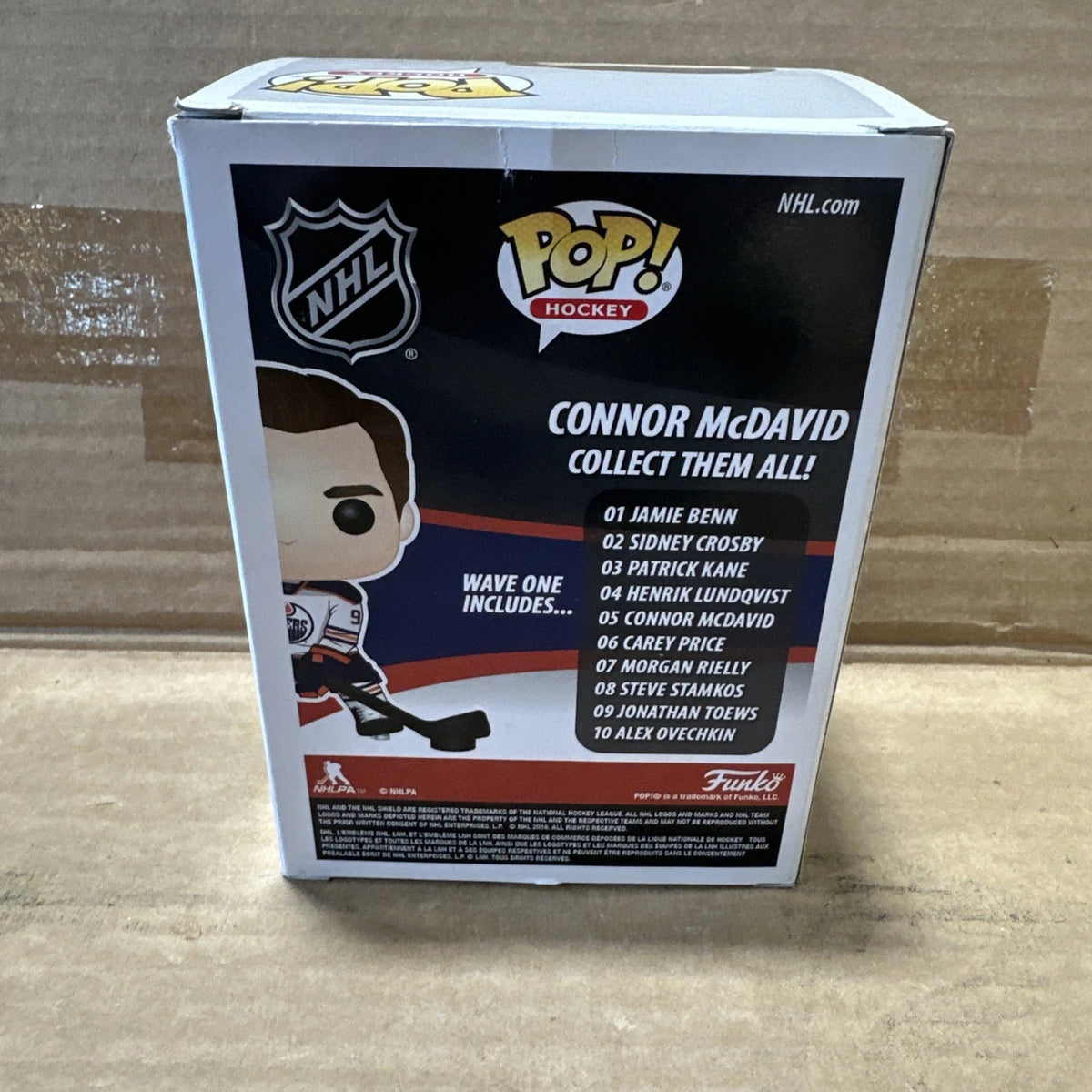 Connor Mcdavid Funko POP! NHL Hockey #05 Oilers Canada Exclusive White Jersey