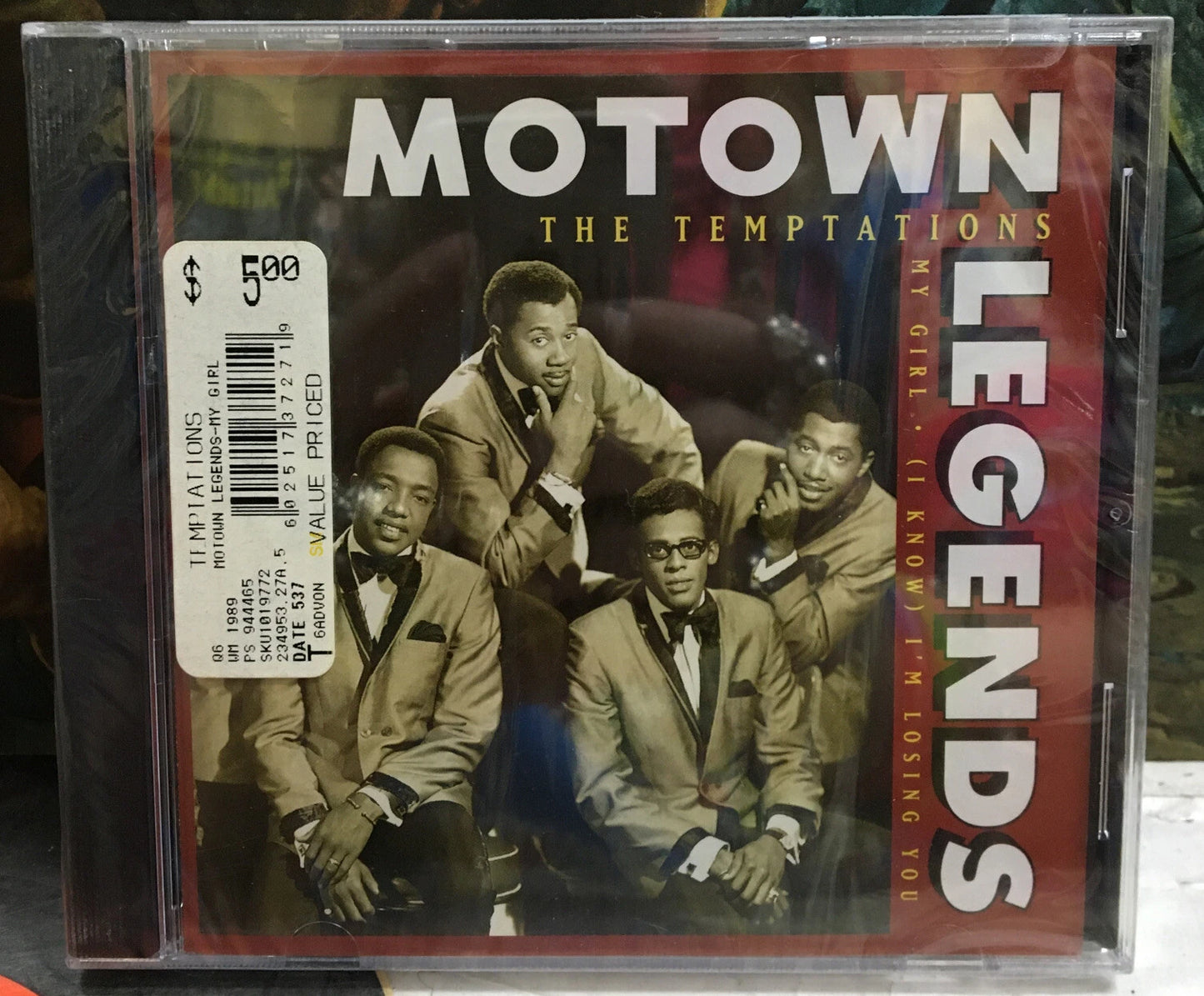 Motown Legends The Temptations Sealed CD