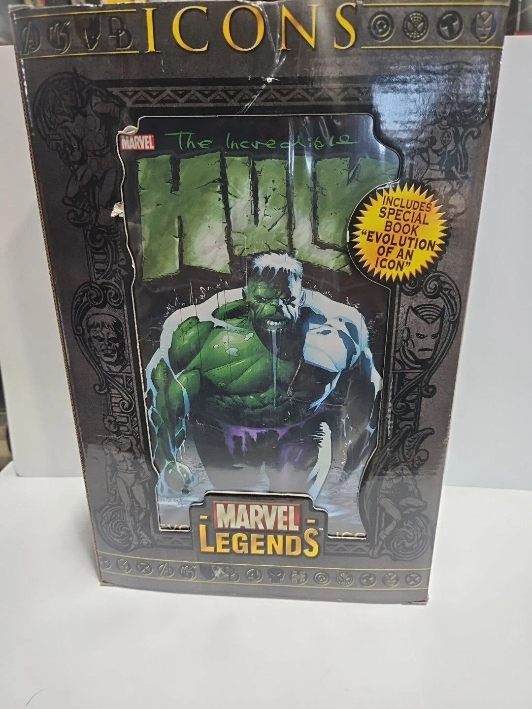 ToyBiz Marvel Legends Icons 12" Large Green Incredible Hulk 2006 Rare